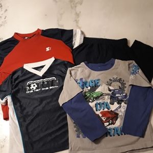 Boys set 3 shirts 1 pair of pants